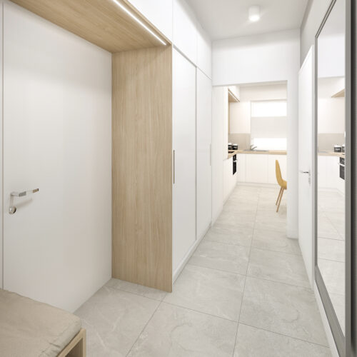 Wizualizacja przedpokoju widok 4 v2