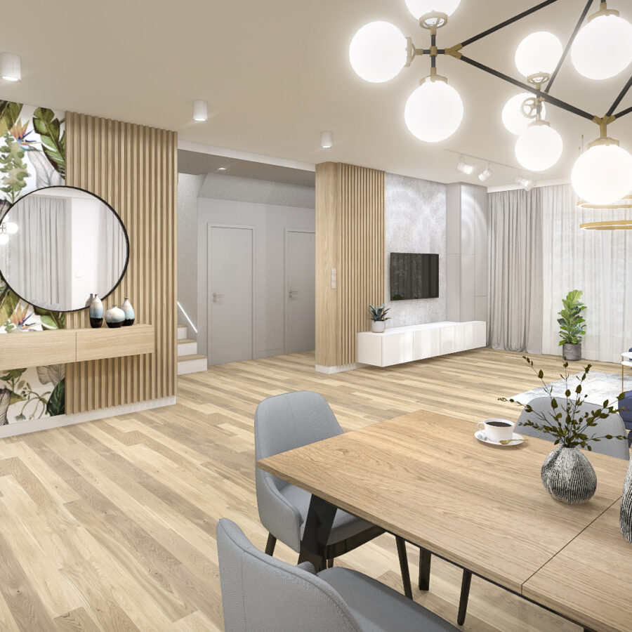 Wizualizacja salonu widok3v2